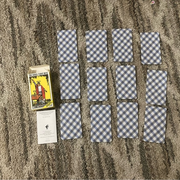 Rider Waite ORIGINAL Tarot Card Cards Deck 78 Cards REGULAR size + Instructions - Picture 12 of 12